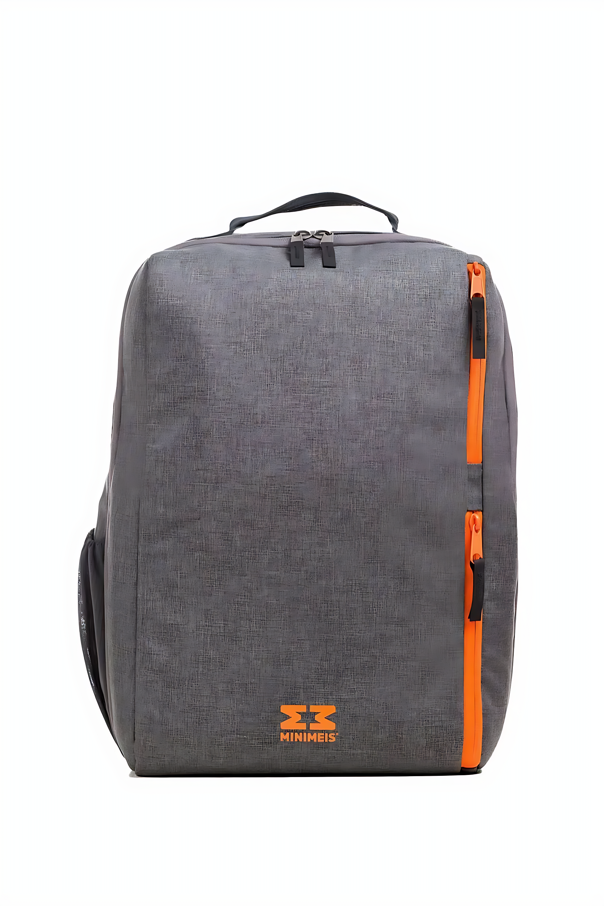 The Backpack-MiniMeis grey orange front Outlet